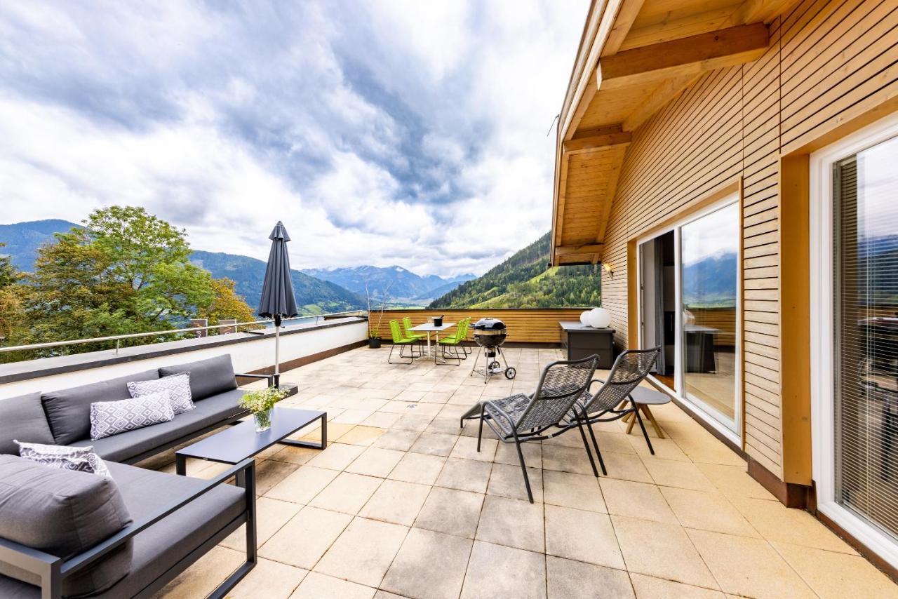 Der Sonnberg Alpinlodges - Apartments Mit Seeblick, Privater Sauna Und Self Check-In Целль-ам-Зе Экстерьер фото
